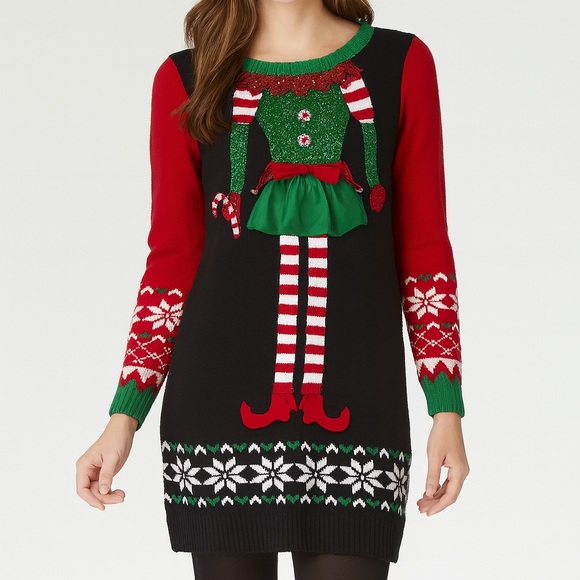 united states sweaters Sweaters - United States Sweaters Ugly Multi-Color Festive Christmas Sweater Women’s XS/S